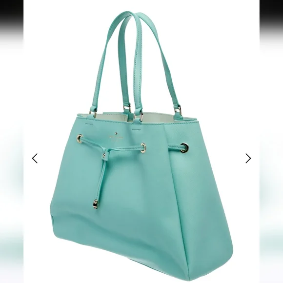 Kate Spade Cape Drive Lynnie Turquoise Tote Bag NWOT - Picture 2 of 8